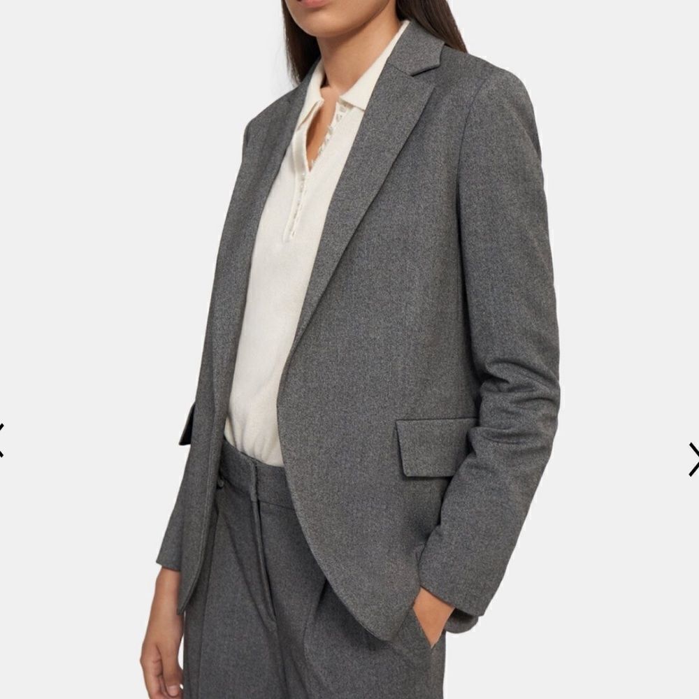 Pendleton Virgin Wool Gray Single Breasted One Bu… - image 1